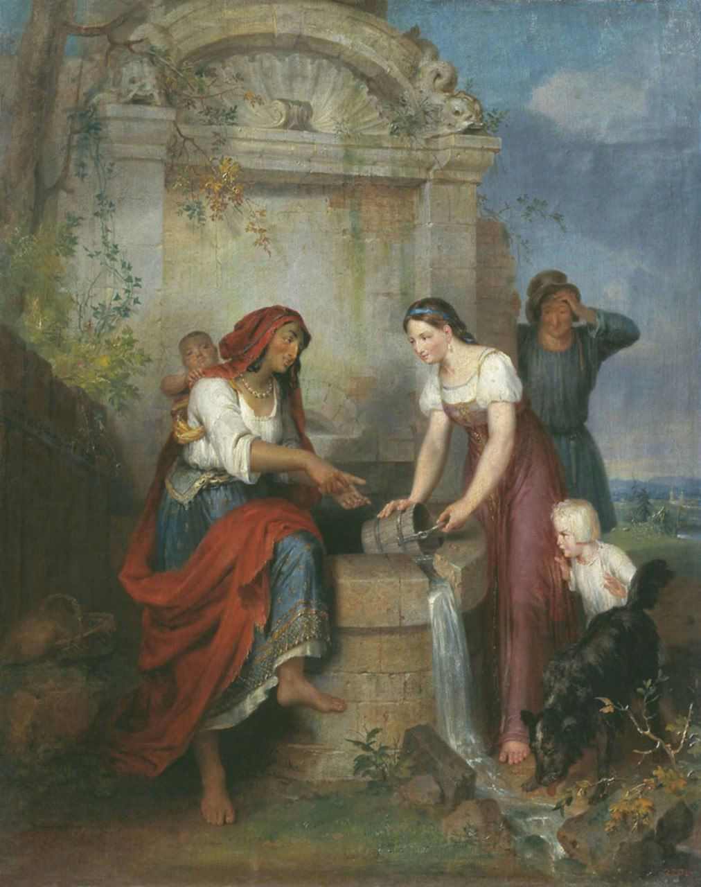 К записи «Гадание (Сцена у колодца) - Голике Василий Александрович. 1839», снимок 1 из 1