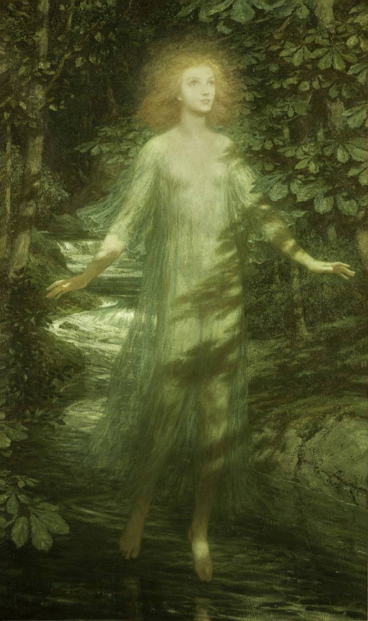 К записи «"The Moon Maiden" by Frank Dicksee (1923)», снимок 1 из 1