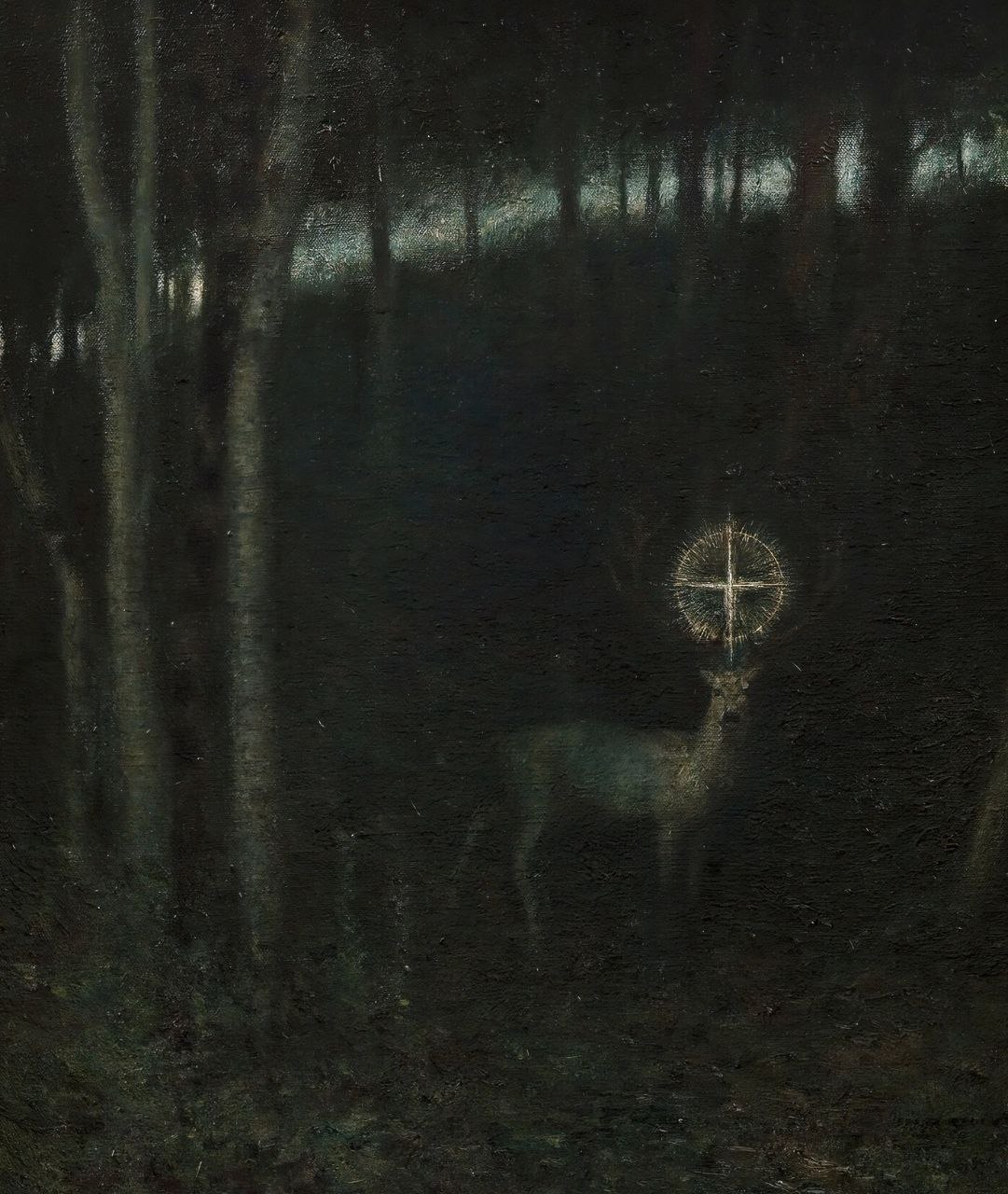 К записи «"The Vision of Saint Hubert" bu Franz von Stuck (1890)», снимок 1 из 2