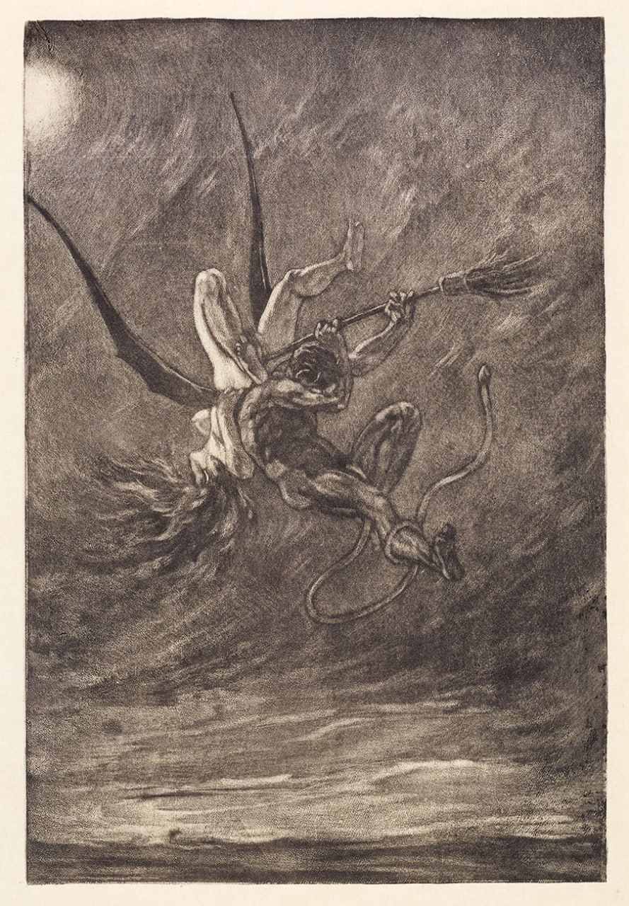 К записи ««Похищение» by Félicien Rops, 1882», снимок 1 из 1